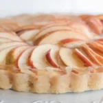 Apple Pie with White Cream