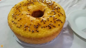 Torta al frutto della passione